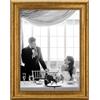 CABBEL Cornice portafoto 30x40 cm, in argento vintage, stile barocco elegante, con vetro acrilico infrangibile - per poster, foto o certificati - perfetta per soggiorno, ufficio o galleria