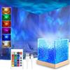 XM-mengpanwei Aurore Proiettore Cielo Stella, 16 Colori LED Lampada Wave Ricaricabile, Telecomando Luce Notturna Onda Oceanica Proiettore Galassia Luce,Decorazione Camera,Lampada da Comodino Camera Bambino/Adulto