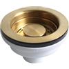 Talea Filtro per lavello da cucina, 114 mm, in oro spazzolato, sistema di scarico di drenaggio, filtro per cesti Waste-U (oro)