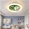 DROMEZ Plafoniera LED Soffitto Calcio, Lampada da Soffitto con Telecomando, 3000-6000K, 57W Plafoniera Dimmerabile per Soggiorno Camera da Letto cameretta bambino, Tifosi di Calcio, 50cm