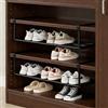 EUBSWA Scarpiera Salvaspazio Slim Appendibile Per Armadio, organizer armadio Estendibile Da 40 cm a 70 cm, organizzatore-armadio