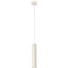 SOLLUX lighting Lampada Da Soffitto Lampada Da Sospensione Di Acciaio 1 Paralume 8 x 8 x 118 cm Beige Lagos