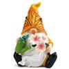 Irayin Idee Regalo Farfalle Gnomo da Giardino, Decoarazioni di Gnomi, Nani da Giardino Esterno, Statuette Decorative Casa, Regalo Mamma, Soprammobili Moderni Salotto, Statuette Decorative Casa