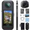 AKASO Action Cam 360° Set di visione droni - 5,7 K 72 MP 360 gradi con scheda di memoria da 256 GB, doppi sensori da 1/2, 48 MP, touch screen da 2,29, blocco horizon a 360° e monitoraggio AI