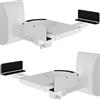 Suptek 2 supporti universali per altoparlanti Bose/Edifier/Hivi/JBL/Sony, 25 kg di carico, inclinazione e rotazione - SPM201 W