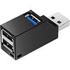 DIFCUL USB 3.0 Hub, 3-Porta Splitter (2 USB 2.0 + USB 3.0), Direct Tower Alta velocità Adattatore Compatibili per PC e laptop