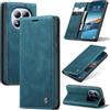 Phernykas Custodia Portafoglio Libro RFID per Xiaomi Redmi Note 15 Pro 4G | Flip Book Cover in pelle PU, Porta Carte, Protezione Astuccio, Libretto Case per Redmi Note 15 Pro 4G, Blu-verde