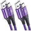 sweguard Cavo USB C [2 Pezzi, 2m] Cavo Tipo C Ricarica Rapida per iphone 17 16 15 Plus Pro Max,Samsung Galaxy S26/S25/S24/S23/S22/S21/S20,So ny,Xiaomi,Hua wei,Google Pixel e altri dispositivi Android USB-C