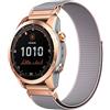 NotoCity 20mm Nylon Cinturino per Garmin Fenix 5s Fenix 6s Fenix 7s, Quick Fit Suave Cinturino per Fenix 5S Plus, Fenix 6S Pro,Instinct 2S，Descent Mk2S