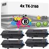 TonerPartner La confezione multipla compatibile con Kyocera TK-3160 / 1T02T90NL0 contiene 4 toner