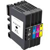 TonerPartner Confezione multipla compatibile con Ricoh GC-41 include 4 cartucce d'inchiostro