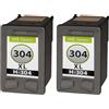 TonerPartner Set risparmio che sostituisce HP N9K08AE / 304XL include 2 cartucce per testine di stampa
