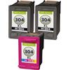 TonerPartner La confezione multipla compatibile con HP N9K08AE / N9K07AE / 304XL include 3 cartucce d'inchiostro