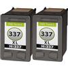 TonerPartner Il set economico che sostituisce HP 337 contiene 2 cartucce per testine di stampa