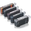 TonerPartner La confezione multipla compatibile con Canon PGI-520 / CLI-521 contiene 10 cartucce d'inchiostro
