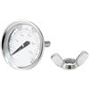 WELL GRILL Termometro 7581/60540 per barbecue Weber Spirit 200 e 300 grills, Spirit E/S 210, 220, 310, Q Series e barbecue a carbonella, termometro a gas di fumo, Ø 45 mm, 150-600 ℉