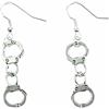 Miniblings manette grilli orecchini di polizia - Gioielli fatto a mano I Mini manette - argento orecchini