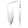 Sternvoll Jewelry Sternvoll, orecchini di design in argento sterling 925 e placcato oro, orecchini moderni per donne e ragazze, 20 Millimeter, Argento sterling