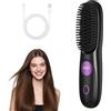 CHENBOOW Spazzola Lisciante per Capelli,Straightening Brush for Hair,Straightening Comb,Straight Hair Brush,Piastra Capelli,3 Livelli di Temperatura,per Capelli per Viaggio,Tutti i Giorni
