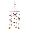 Én Gry & Sif Fatto a mano e certificato Fairtrade | Gry & Sif | Elegante design danese x artigiano nepalese | Baby mobile con animali di fattoria in feltro per il lettino, fasciatoio per la cameretta dei bambini