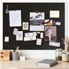 EYERIYO Bacheca Grande Autoadesiva 90x60 cm | Bacheca Autoadesiva in Sughero, Bacheca Decorativa in Feltro, Fototela Pieghevole, Memoboard Vision Board