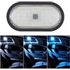 VOAKZEF Luci Led per Auto Interni,6 Colori Illuminazione Ambientale Interno Auto,Luce di lettura interna dell'auto ricaricabile USB,Luci LED interne magnetiche portatili per auto