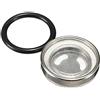 GOZAR 18Mm Vista Guarnizione dello Specchio Compatibile con Freni Master Cilindro Serbatoio Moto Dirt Bike
