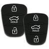 EcoJozon Chiave Guscio Cove 3 Tasti Hyundai Kia, 2 Pezzi | Ricambio Pulsanti Compatibili con i10, i20, i30, ix35, Sportage e altri; ripristinano il comfort dei pulsanti usurati.