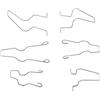 YUCKMZ 6PCS Molla di Fissaggio in Acciaio per Fari Auto Ritenzione Sicura per Lampadine Faro Compatibile con H1 H3 H4 H7 5ZHSFULLKIT