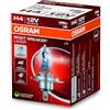 OSRAM NIGHT BREAKER LASER H4, +150% di luce in , lampada alogena per fari, 64193NL, 12V, scatola pieghevole (1 lampada)