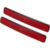 Flydida 7E0945105 Lente catarifrangente paraurti posteriore sinistra destra di ricambio per VW T5 Transporter Caravelle Multivan 7E0945106, Catarifrangenti fanali posteriori, Paraurti posteriore