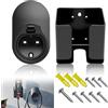 Syhdfxknp 2 Wa-llb-ox con Cavo di Ricarica 2 in 1 Supporto a Parete per Ev Charger Holder Compatibile con la Presa Type 2 Resistente Colonnina Ricarica Auto Elettrica Accessori per Uso in Garage e All'aperto