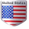 C-FUNN USA Bandiera Metallo Auto Refitting Auto Distintivo Emblema Decal Sticker