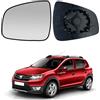 Polcar Vetro Specchietto Retrovisore Per Dacia Sandero,Logan,Sinistro,Riscaldabile,963661279R