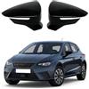 Opaltool Copertura Specchietto Retrovisore per Seat Ibiza MK3 MK5 Arona 2012-2020 | Tappo Copri Specchietto, Sinistro+Destro