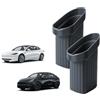 SKTU 2 pezzi accessori per Tesla Model 3/Y 2020-2025, pattumiera per portiera auto, scatola portaoggetti in silicone per Tesla Juniper Highland, Trash Can interno per pattumiera per Model 3Y