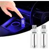 VOAKZEF 2 lampade retrò per auto, luci USB per interni auto, luci USB per interni auto, mini luce portatile a LED per auto, camera da letto, corridoio (blu)
