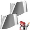 Coolcook Set di 2 utensili di riempimento in acciaio inox per robot da cucina per KitchenAid - imbuto accessorio per riempire farina, uova e liquidi durante la miscelazione