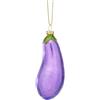 Sass & Belle Fun Food - Melanzana, Decorazione Natalizia Appesa in Ottone, Natale