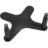 Wundermix Aliante WunderSlider X per Bimby TM6, TM5 (Nero) | Tavola scorrevole alternativa con fissaggio magnetico, slider invisibile