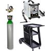 Gys Protig 200 Ac Dc Hf + Carrello + Bombola Ricaricabile Argon 14l + Riduttore Di Pressione
