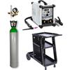 Gys Protig 230 Ac Dc Hf + Carrello + Bombola Ricaricabile Argon 14l + Riduttore Di Pressione