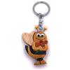 H-Customs Bee Bumblebee Wasp Simpatico ciondolo portachiavi in legno fatto a mano
