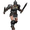 JOYTOY Figura d'azione della collezione Elite Gladiatore Romano Dimachaerus Gladiatore 1/18 Strife - Figurina soldato legionario romano da 10,2 cm