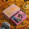 GIBZ Tarocchi Mazzo di Carte Rosa Set di Carte Vintage con Scatola Manuale per Principianti
