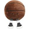 Capaneus Pallacanestro di peluche, cuscino di pallacanestro, giocattolo di peluche di pallacanestro,regalo di pallacanestro per gli amanti della pallacanestro e le ragazze dei ragazzi