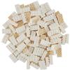 LEGO Classic. 100 Pezzi 2 x 4 Pietre con separatore per Pietra (Bianco)