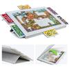Lavievert Tavola puzzle inclinabile da 1500 pezzi con supporto e copertura progettati 2 in 1, leggero altopiano puzzle con 6 cassetti, tavolo puzzle portatile per adulti, salva-puzzle in feltro -