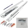 vasalat Blum Tandem - Set di estrazioni parziali per cassetti, 550 mm, con pratica frizione Blum, portata 30 kg, 1 paio di guide per cassetti con frizione