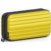 stardis Trousse per cosmetici con guscio rigido, da donna, da uomo, da toilette a forma di valigia, impermeabile, mini valigetta per donne, uomini, bambini, Narciso giallo, Beauty case